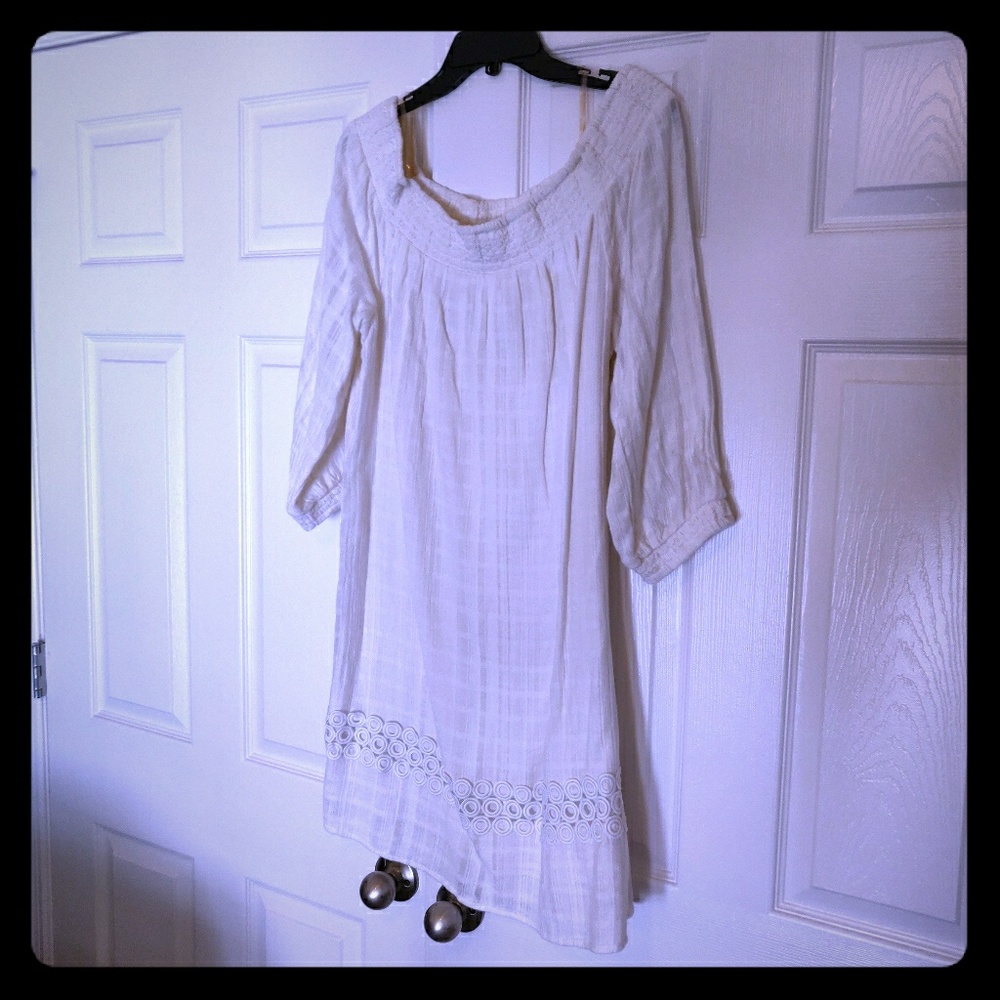 Crown & Ivy off the shoulder dress